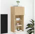 vidaXL TV-Schrank mit LED-Leuchten Sonoma-Eiche 40,5x30x90cm (837047)