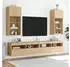 vidaXL TV-Schrank mit LED-Leuchten Sonoma-Eiche 40,5x30x90cm (837047)