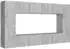 vidaXL TV-Schrank-Set 8-tlg. Betongrau Holzwerkstoff (3079089)