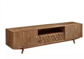 Massivmoebel24 MOSAYK TV-Board Akazie natur lackiert 188x40x48cm (09-313-689-0105)