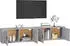 vidaXL TV-Wandschränke 2 Stk. Betongrau 100x34,5x40cm (3188370)
