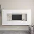 vidaXL TV-Schrank-Set 8-tlg. Weiß Holzwerkstoff (3078669)