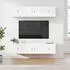 vidaXL TV-Schrank-Set 6-tlg. Weiß Holzwerkstoff (3188654)