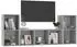 vidaXL TV-Schrank-Set 3-tlg. Betongrau Holzwerkstoff (3080019)