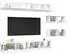 vidaXL TV-Schrank-Set 6-tlg., Holzwerkstoff, Weiß (3078728)