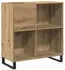 vidaXL Schallplattenschrank Artisan Eiche 84,5x38x89cm Holzwerkstoff