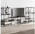 vidaXL TV-Schrank Schwarz 206,5x28,5x95cm Holzwerkstoff (842481)
