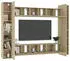 vidaXL TV-Schrank-Set 10-tlg. Sonoma-Eiche Holzwerkstoff (3078967)