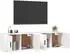 vidaXL TV-Wandschrank 2er-Set Weiß 80x34,5x40cm (3188350)