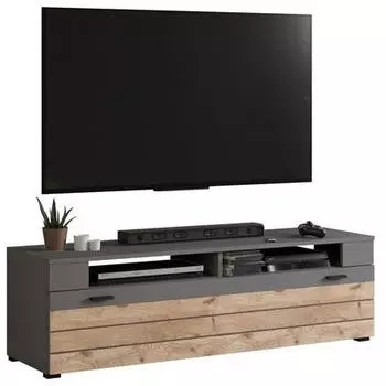 xonox.home Freno Lowboard grau, Nox Oak, 140x43x40cm (X30A2T30)