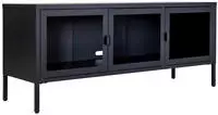 Ebuy24 - Brisbane Tv Tisch 3 Glast&uuml;ren Schwarz.