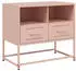 vidaXL TV-Schrank Stahl Rosa 68x39x60,5cm