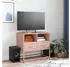 vidaXL TV-Schrank Stahl Rosa 68x39x60,5cm