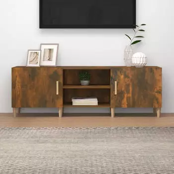 vidaXL TV-Schrank Rauchige Eiche 150x30x50cm Holzwerkstoff (817501)