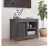 vidaXL TV-Schrank Grau 70x36,5x52cm Massivholz Kiefer (814581)