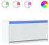 vidaXL TV-Schrank mit LED-Beleuchtung Weiß 100x34x50cm Holzwerkstoff (852208)