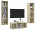 vidaXL TV-Schrank-Set 3-tlg. Sonoma-Eiche Holzwerkstoff (3079757)