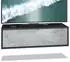 Vladon Lana 100 Lowboard mit Klappe, Schwarz matt / Beton Oxid Optik, 100x29x37cm