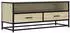 vidaXL TV-Schrank Sonoma-Eiche 100x34,5x40cm Holzwerkstoff & Metall (848815)