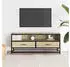vidaXL TV-Schrank Sonoma-Eiche 100x34,5x40cm Holzwerkstoff & Metall (848815)