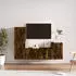 vidaXL TV-Schrank-Set 4-tlg. Räuchereiche Holzwerkstoff (3188603)