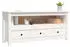 vidaXL TV-Schrank Weiß 114x35x52cm Massivholz Kiefer (821503)