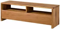 Massivmoebel24 - Tv-board Wildeiche 151x45x50 Natur Ge&ouml;lt Pure Oak 108