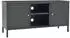 vidaXL TV-Lowboard Stahl Glas (de)