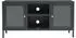 vidaXL TV-Lowboard Stahl Glas (de)