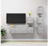 vidaXL TV-Schrank-Set 6-tlg. Betongrau Holzwerkstoff (3079140)