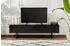 Hanah Home Serenity TV-Board 180cm Melaminbeschichtete Spanplatte Holz/Schwarz (241NRD1309)