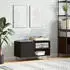 vidaXL Schallplattenregal Schwarz 85x38x48cm Sperrholz (831701)