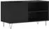 vidaXL Schallplattenregal Schwarz 85x38x48cm Sperrholz (831701)