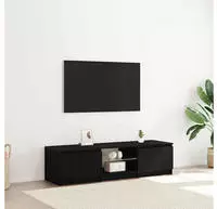 vidaXL TV-Schr&auml;nk Schwarz Eichen-Optik 140 x 38,5 x 36 cm
