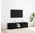 vidaXL TV-Schrank Schwarz Eichen-Optik 140x38,5x36cm (862563)