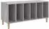 vidaXL Schallplattenregal Grau Sonoma 100x38x48cm Holzwerkstoff