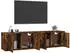 vidaXL TV-Wandschränke 2 Stk. Räuchereiche 80x34,5x40cm (3188355)