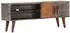 vidaXL TV-Schrank Grau 130x30x46cm Mango-Massivholz Roh (282743)