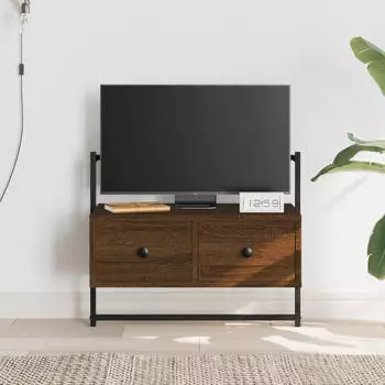 vidaXL TV-Wandschrank Braun Eiche 60,5x30x51cm Holzwerkstoff (833457)