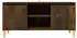 vidaXL TV-Schrank mit Massivholz-Beinen Räuchereiche 103,5x35x50cm (813158)