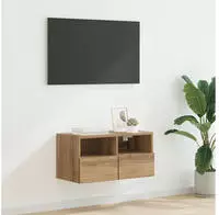vidaXL TV-Wandschrank Artisan-Eiche 60 x 30 x 30 cm Holzwerkstoff