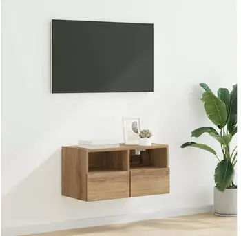 vidaXL TV-Wandschrank Holzwerkstoff Artisan-Eiche 60x30x30cm