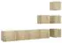 vidaXL TV-Schrank-Set 6-tlg. Sonoma-Eiche Holzwerkstoff (3079036)