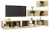 vidaXL TV-Schrank-Set 6-tlg. Sonoma-Eiche Holzwerkstoff (3079036)