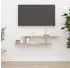 vidaXL Wandmontierte TV-Regal Sonoma-Eiche 125x18x23cm Holzwerkstoff