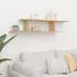 vidaXL Wandmontierte TV-Regal Sonoma-Eiche 125x18x23cm Holzwerkstoff