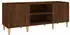 vidaXL Plattenschrank Braun Eichen-Optik 121x38x48cm Holzwerkstoff (831932)