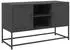 vidaXL TV-Schrank Stahl Schwarz 100,5x39x60,5cm (846512)