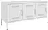 vidaXL TV-Schrank Weiß 100,5x39x50,5cm Stahl (842951)