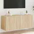 vidaXL TV-Wandschrank mit LED-Leuchten Sonoma-Eiche 100x35x41cm (837325)